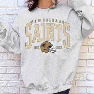 Vintage New Orleans Saints Football Sweatshirt NFL
